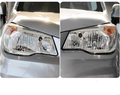 1 Pair Car Headlight Lens Cover Compatible For Subaru Forester 2009 2010 2011 2012 Headlight Cover Light Shell Transparent Lampshade Shell(Left) in Saudi Arabia