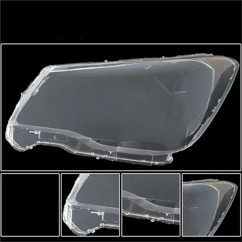 1 Pair Car Headlight Lens Cover Compatible For Subaru Forester 2009 2010 2011 2012 Headlight Cover Light Shell Transparent Lampshade Shell(Left) in Saudi Arabia
