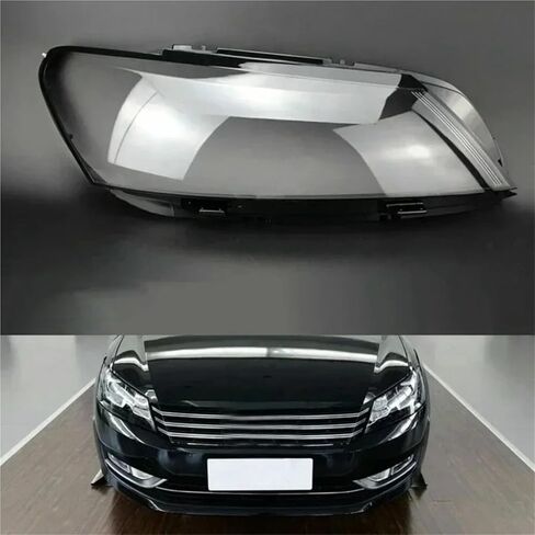 Compatible For VW Passat B7 Magotan B7L 2011 2012 2013 2014 2015 Pair Car Headlight Cover Headlamp Shell Glass Light Lampshade(Right) in Saudi Arabia