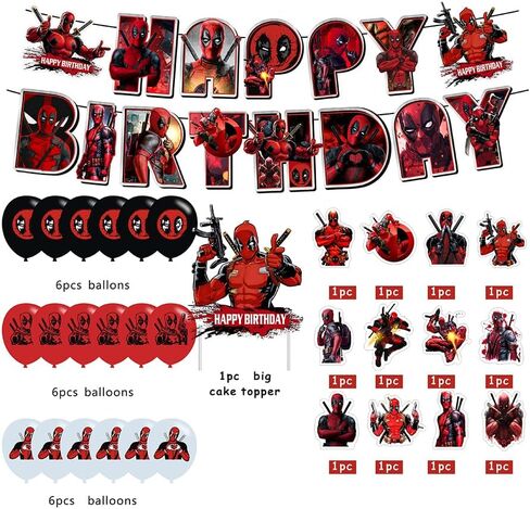 تتضمن زينة عيد الميلاد الميت لافتة عيد ميلاد سعيد، وغطاء للكيك وأغطية للكب كيك، وبالونات لمستلزمات حفلات الأطفال in Kuwait