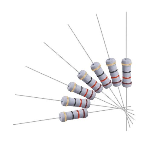 uxcell 50Pcs 560K Ohm Resistor, 1W 5% Tolerance Metal Oxide Film Resistors, Axial Lead, Flame Proof for DIY Electronic Projects and Experiments in Saudi Arabia