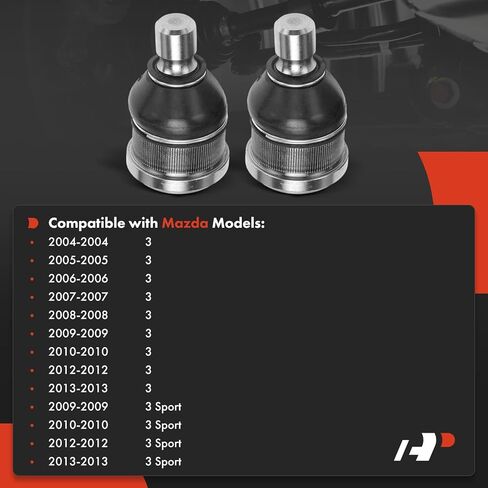 A-Premium 2 × وصلات كروية سفلية أمامية، متوافقة مع Mazda 3 2004-2013، 3 Sport 2009-2013 in Saudi Arabia