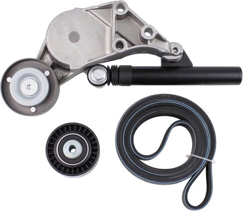 Serpentine Belt Drive Kit with Tensioner and Idler Pulley for Volkswagen Beetle 1998-2005, Golf 1999-2004, Jetta 1999-2004 in Saudi Arabia