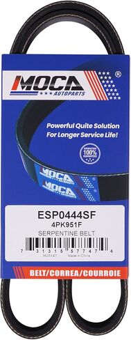 MOCA Accessory Drive Belt 4PK951F Fits for 2007-2015 for Ford Edge, 2007-2010 for Lincoln MKX 3.5L, 2011-2015 for Lincoln MKX 3.7L, 2007-2012 for Lincoln MKZ 3.5L in Saudi Arabia
