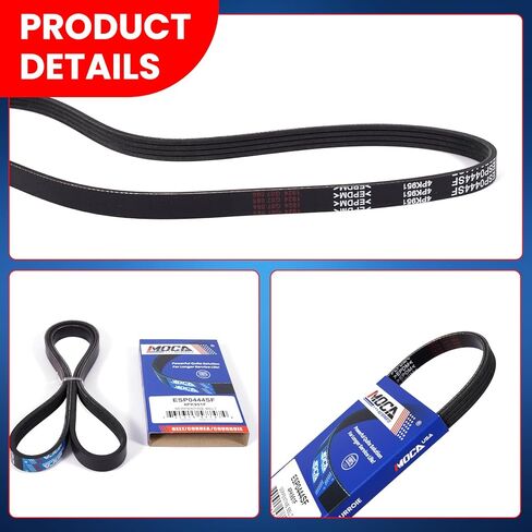 MOCA Accessory Drive Belt 4PK951F Fits for 2007-2015 for Ford Edge, 2007-2010 for Lincoln MKX 3.5L, 2011-2015 for Lincoln MKX 3.7L, 2007-2012 for Lincoln MKZ 3.5L in Saudi Arabia