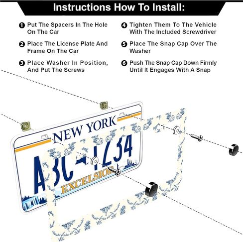 Camouflage Print License Plate Frame Camo Stainless Steel Metal Auto Car Accessories Decoration with Screws License Plate Frame 2 Holes 6.3" x 12.2" for Women Men Gift in Saudi Arabia