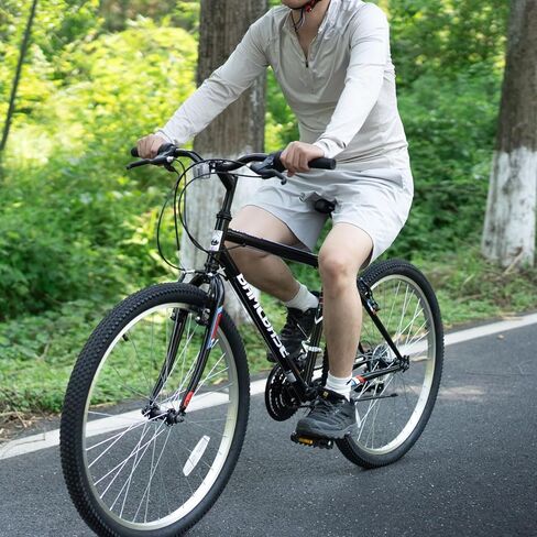 HH HILAND 24 26 inch Mountain Bike for Men Women, 21 Speeds High-Carbon Steel Frame, Sport Cycling MTB Bicycle for Adult in Kuwait