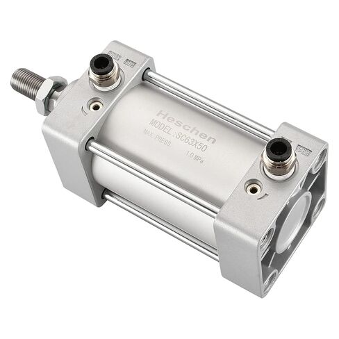Pneumatic Standard Cylinder, SC 63-100, PT3/8'' Port, 63mm Bore, 100mm Stroke, Double Acting in Saudi Arabia