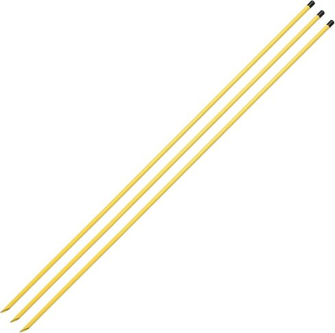 Ihomepark Golf Alignment Sticks, 3 Pack 58"Golf Sticks Alignment Rods, Full Golf Practice Swing Trainer to Align Your Golf Shot, White in Kuwait