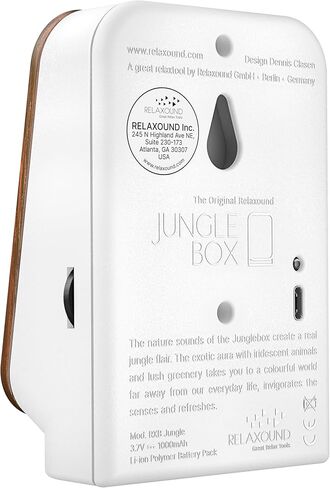 RELAXOUND Original Junglebox Tropic - Modern Nature Sound Box - Relaxing Exotic Jungle Sounds - Motion Sensor with Sound - Relaxing Tool in Saudi Arabia