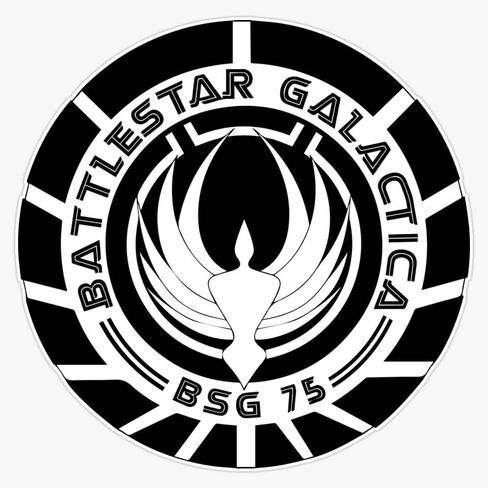Battlestar Galactica Squad Sticker Bumper Sticker Vinyl Decal 5" in Saudi Arabia