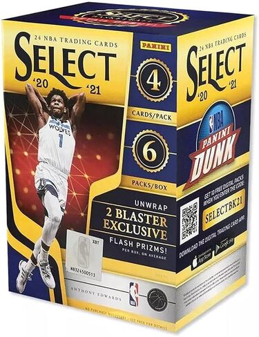 Panini Select NBA Basketball BLASTER Box (6pks/box) - Panini Select Football - Multicolor Vinyl Stickers - Modern Letter Print - Adult NBA Trading Cards in Saudi Arabia