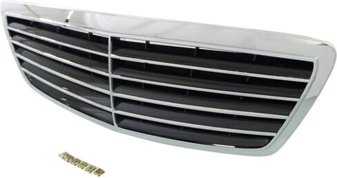 لمجموعة شبكة مرسيدس بنز S350 / S65 AMG 2006 | غلاف من الكروم/إدراج أسود مطلي | بلاستيك | MB1200124 | 22088005839040 in Saudi Arabia