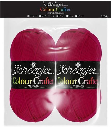 Scheepjes Colour Crafter Solid Pack, 2 x 150 g (5.29 oz) Zandvoort Beige, 1 Pack in Saudi Arabia