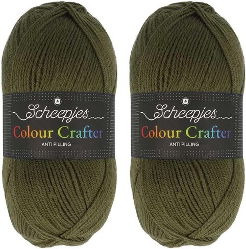 Scheepjes Colour Crafter Solid Pack, 2 x 150 g (5.29 oz) Zandvoort Beige, 1 Pack in Saudi Arabia