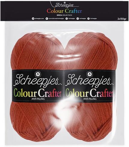 Scheepjes Colour Crafter Solid Pack, 2 x 150 g (5.29 oz) Zandvoort Beige, 1 Pack in Saudi Arabia