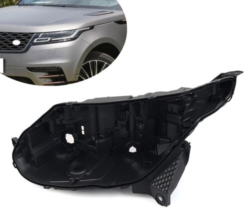 Chcury1 Car Headlight Bottom Base Case Housing, Anti-Scratching Headlamp Bottom Base Case Housing Guard For Land Rover For Range Rover Velar 2017-2023, Left in Saudi Arabia