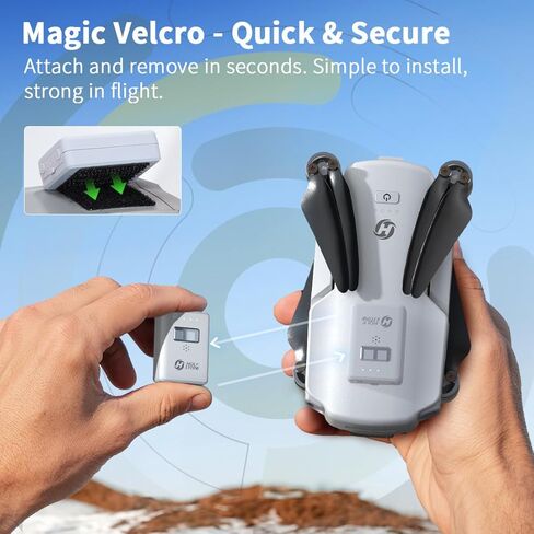 Holy Stone FAA Compliant Remote Identification broadcast Module Spare Parts for GPS Drones with Camera for Adults 4K, Remote ID broadcast Module Parts comply with US FAA Regulation; No worry about FAA in Kuwait