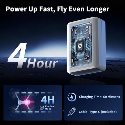 Holy Stone FAA Compliant Remote Identification broadcast Module Spare Parts for GPS Drones with Camera for Adults 4K, Remote ID broadcast Module Parts comply with US FAA Regulation; No worry about FAA in Kuwait