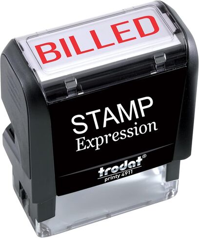 StampExpression - ختم مطاطي ذاتي التحبير للمكتب ذو الفواتير الكبيرة - حبر أحمر (A-5233) in Saudi Arabia