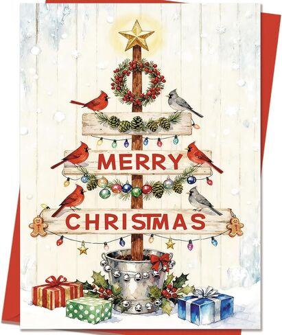 Funny Christmas Cards | The Bird Merry Christmas Card for Men Women Friend Family | Holiday Card for Adults in Saudi Arabia