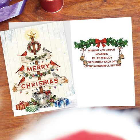 Funny Christmas Cards | The Bird Merry Christmas Card for Men Women Friend Family | Holiday Card for Adults in Saudi Arabia