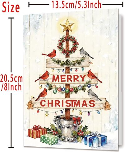 Funny Christmas Cards | The Bird Merry Christmas Card for Men Women Friend Family | Holiday Card for Adults in Saudi Arabia