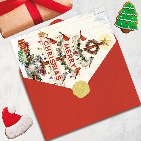 Funny Christmas Cards | The Bird Merry Christmas Card for Men Women Friend Family | Holiday Card for Adults in Saudi Arabia