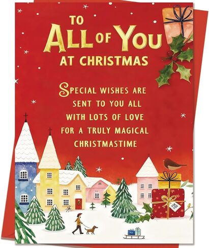 Funny Christmas Cards | The Bird Merry Christmas Card for Men Women Friend Family | Holiday Card for Adults in Saudi Arabia