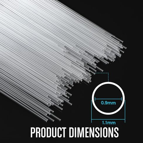 1000 قطعة أنبوب شعري زجاجي 100 مم أنبوب نقطة ذوبان كلا الطرفين ماصات زجاجية مفتوحة لمستلزمات مختبر اكتشاف TLC، معرف 0.3 مم و0.5 مم OD in Kuwait