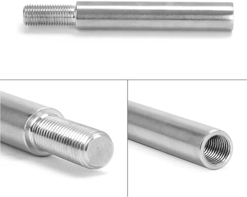 3" Lift Shifter Extension Extender Lever Gear Shift Knob Stainless M10 x 1.25 in Saudi Arabia