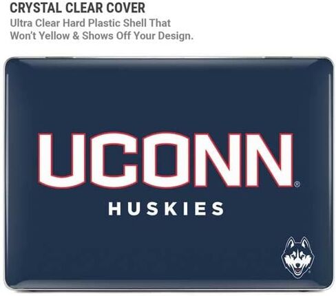 Skinit Case + Skin Compatible with MacBook Pro 16in (2019-20) - Officially Licensed Huskies UConn Design in Saudi Arabia