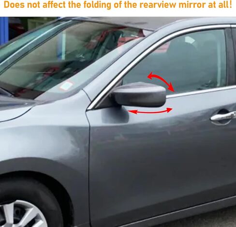 Moonlinks Compatible with Nissan Altima Mirror Cover Replacement 2013 2014 2015 2016 2017 2018, Gray Mirror Cap Trim Without Turn Signal Light for Left Driver Side in Saudi Arabia