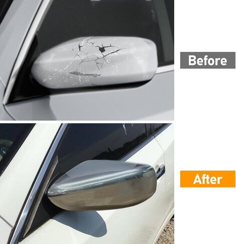 Moonlinks Compatible with Nissan Altima Mirror Cover Replacement 2013 2014 2015 2016 2017 2018, Gray Mirror Cap Trim Without Turn Signal Light for Left Driver Side in Saudi Arabia