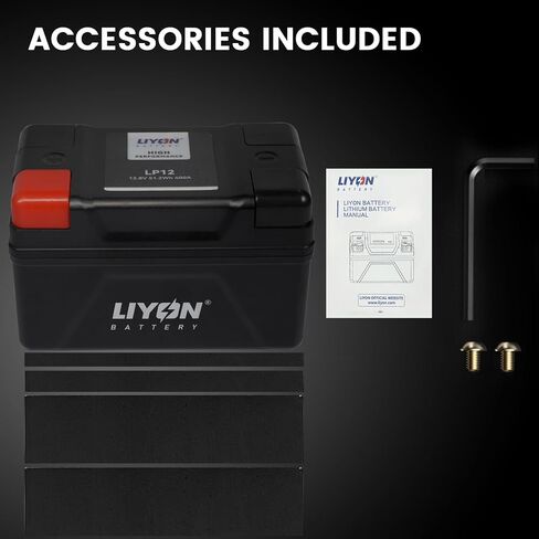 LIYON LP7 Lifepo4 Lithium 12V 3Ah Powersports Starter Battery, Start Power 300A 210 CCA(-25°C) for Motorcycles 125-450cc, Sportbike 250-500cc, ATV 150-450cc, UTV 170-300cc in Saudi Arabia