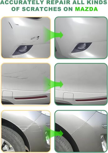 25D/26G Snowflake White Pearl Tricoat Touch Up Paint for Mazda, Color Accurate Car Paint Scratch Repair Pen, Quick & Easy Fix Automotive Chips and Nicks in Saudi Arabia