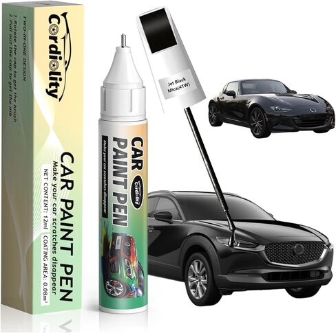 25D/26G Snowflake White Pearl Tricoat Touch Up Paint for Mazda, Color Accurate Car Paint Scratch Repair Pen, Quick & Easy Fix Automotive Chips and Nicks in Saudi Arabia