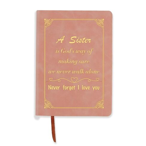 ZuEiiDop Sister Gifts for Women Valentines Mothers Day Gifts for Sisters Besties Christmas Galentines Day Graduation Sister Birthday Gift from Sisters Brothers Stocking Stuffers Lined Notebook Journal in Saudi Arabia