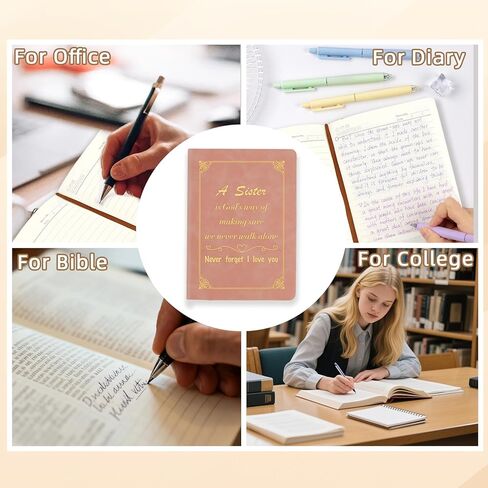 ZuEiiDop Sister Gifts for Women Valentines Mothers Day Gifts for Sisters Besties Christmas Galentines Day Graduation Sister Birthday Gift from Sisters Brothers Stocking Stuffers Lined Notebook Journal in Saudi Arabia