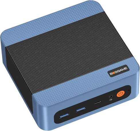 BOSGAME P4 Dual 2.5Gbe Lan Gaming Mini PC Ryzen 7 5700U 16GB RAM 512GB SSD Winodws 11 Pro Mini Computers, Triple 4K Displays (HDMI+DP+Type-C), Support PS3 Emulator Micro PC, WiFi 6E, BT5.2, 2.5GbE LAN in Kuwait