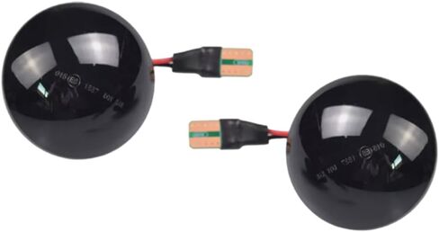Riloer Front Turn Signal Flowing Blinker Lamp Smoke Lens, Land 2002-2012 Rover Compatible with Range Rover L322, Amber LED Front Wheel Side Marker Lights in Saudi Arabia