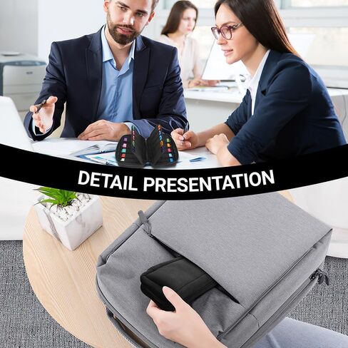 USB Flash Drive Case - Vellgo Soft Material Thumb Drive case Holder Organizer, Portable Electronic Accessories Bag for USB Memory Stick with 10 Slots in Kuwait