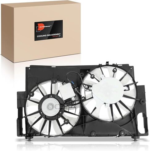 A-Premium Engine Radiator Cooling Fan Assembly Compatible with Select Toyota & Lexus Models - RAV4 2016-2018, NX300h 2015-2021 - Replace# 1636136140, 1636136150 in Saudi Arabia