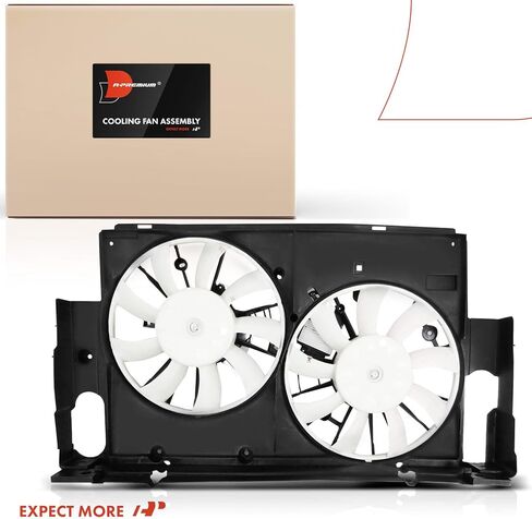 A-Premium Engine Radiator Cooling Fan Assembly Compatible with Select Toyota & Lexus Models - RAV4 2016-2018, NX300h 2015-2021 - Replace# 1636136140, 1636136150 in Saudi Arabia