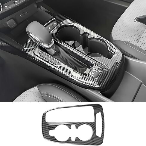 Car Center Console Gear Shift Panel Trim Cover for Chevrolet Chevy Trax 2024 2025 2026 Auto Interior Decorations Accessories Central Control Protection Frame Carbon Fiber Style Kit in Saudi Arabia