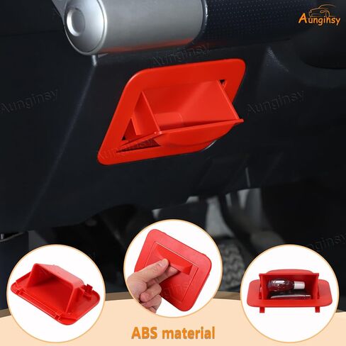 Aunginsy Center Console Fuse Storage Box Compatible with Toyota FJ Cruiser 2007-2021+, Car Driver Seat Multifunctional Coin Container Hidden Privacy Fuse Storage Organizer Tray ABS Inner Accessories in Saudi Arabia