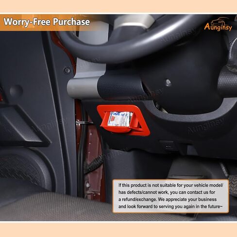 Aunginsy Center Console Fuse Storage Box Compatible with Toyota FJ Cruiser 2007-2021+, Car Driver Seat Multifunctional Coin Container Hidden Privacy Fuse Storage Organizer Tray ABS Inner Accessories in Saudi Arabia
