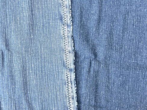 Linen Rayon Blend Fabric by The Linen Lab – Lightweight, Soft, Pre-Washed Material for Sewing, Clothing, Crafts & DIY (1 Yard pre Cut, Oatmeal with Natural Wrinkle Effect) in Saudi Arabia