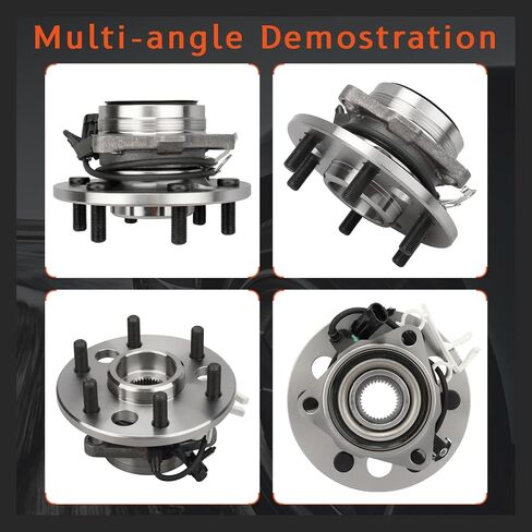 DRIVESTAR 515024 Front LH/RH Wheel Hub & Bearing Assembly for Chevrolet Tahoe, for GMC Yukon 4WD 95-2000, for Cadillac Escalade, for Chevrolet/GMC K1500(Suburban) K2500 (Suburban), 6-Lug w/ABS in Saudi Arabia