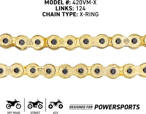 NICHE Drive Sprocket Chain Combo for Kawasaki Z125 Pro Front 14 Rear 30 Tooth 420 X-Ring 124 Links in Saudi Arabia